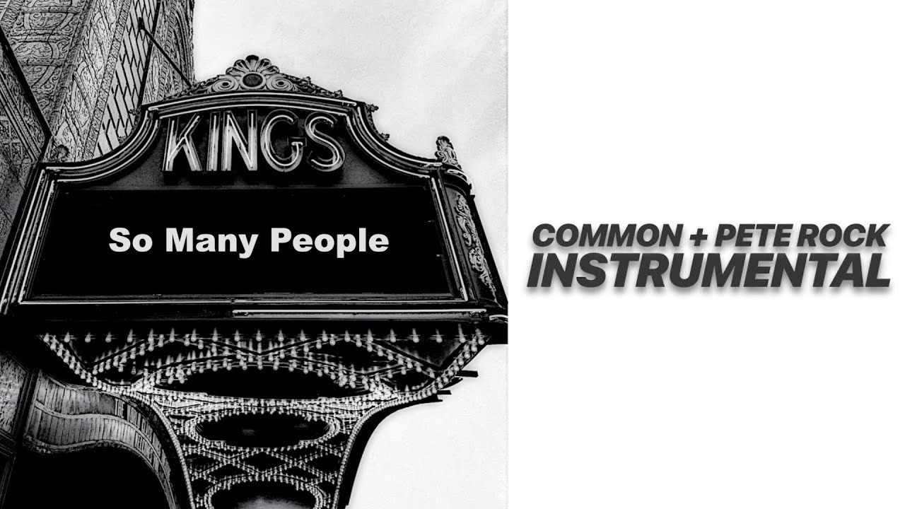 Calming Common + Pete Rock | So Many People Instrumental