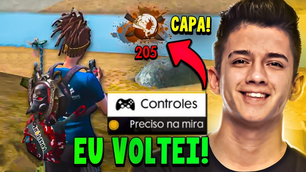 DE VOLTA AO TREINAMENTO NA PRECISA EM MIRA - FREE FIRE