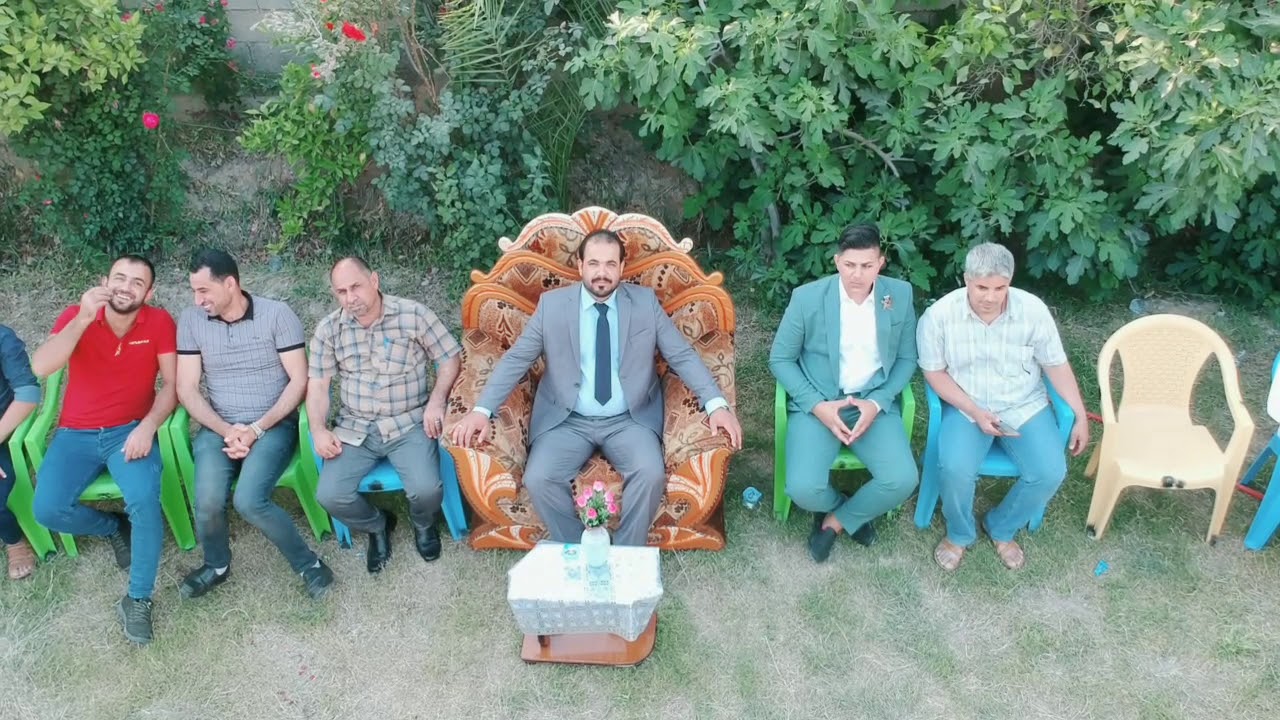 أجمل زفة عراقية أنفلاقية || من الجو  بالطيارة المسيرة