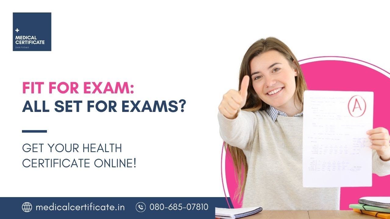 Get Fitness Certificate for Joint Entrance Exam (JOSAA) Counselling | Medical Certificate Online