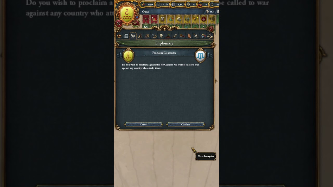 How to Proclaim Guarantee Correctly in EU4 1.36