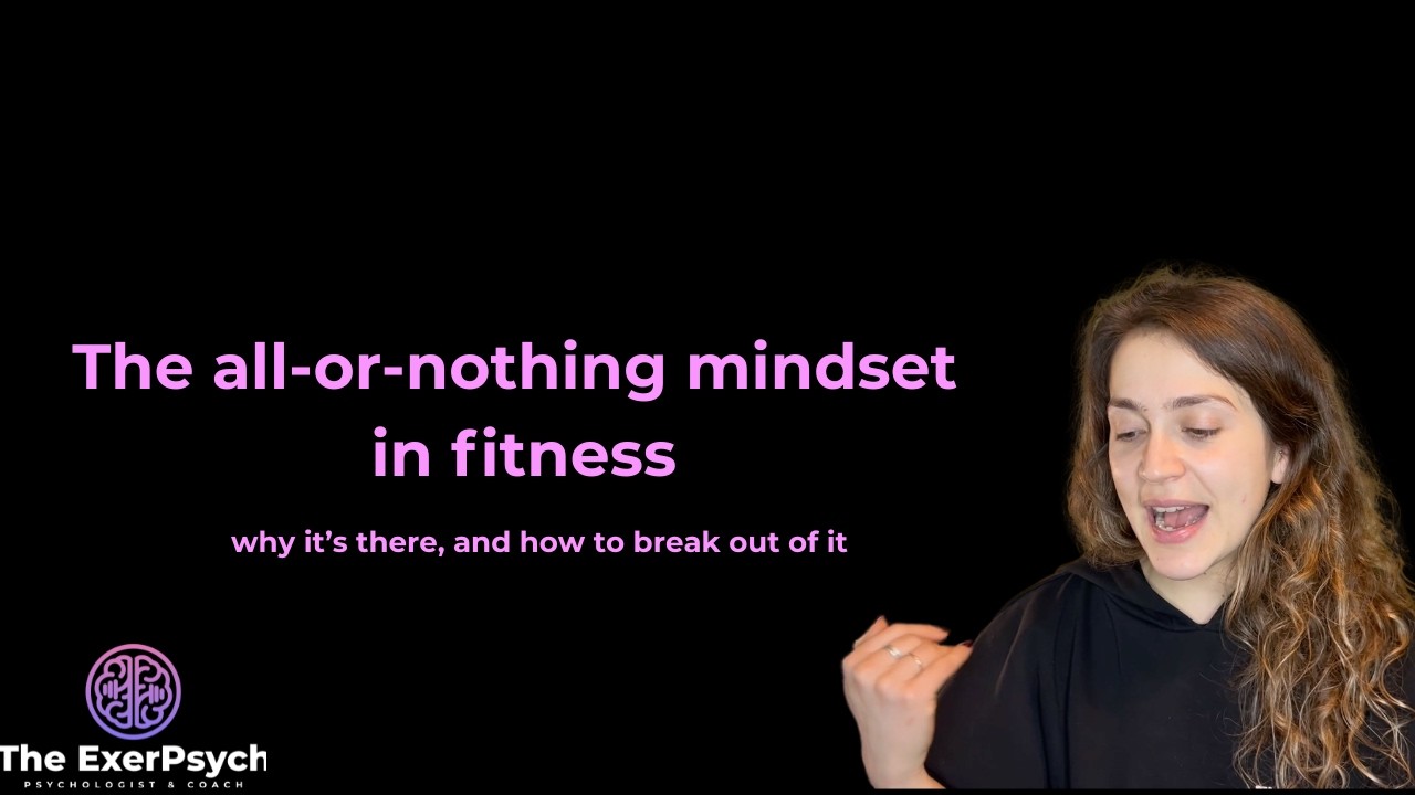 Can an 'all-or-nothing' person unlearn this mindset?