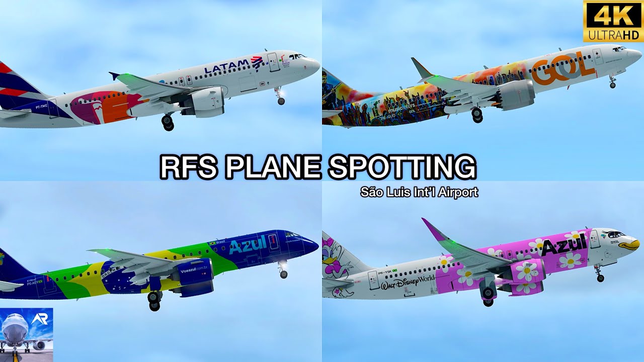 Saõ Luís Int’l Airport | RFS Plane Spotting | Ultra Realism | Ultra Realism | 4K | #rfsnewupdate
