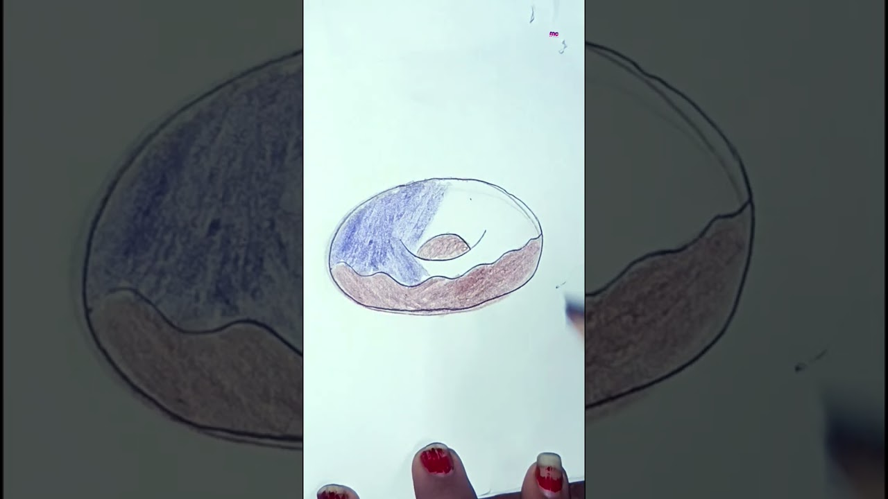 How to draw a donut 🍩