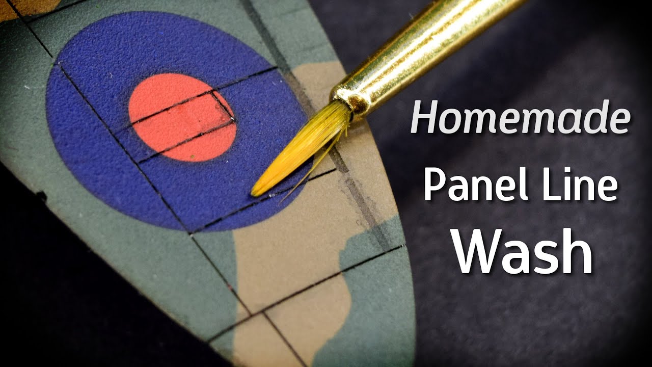Super Easy Panel line Wash You Can Make at Home!