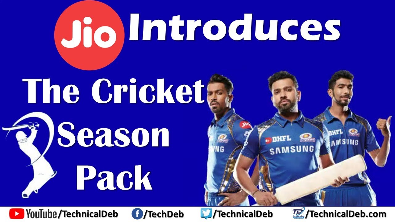Jio Introduces The Cricket Season Pack