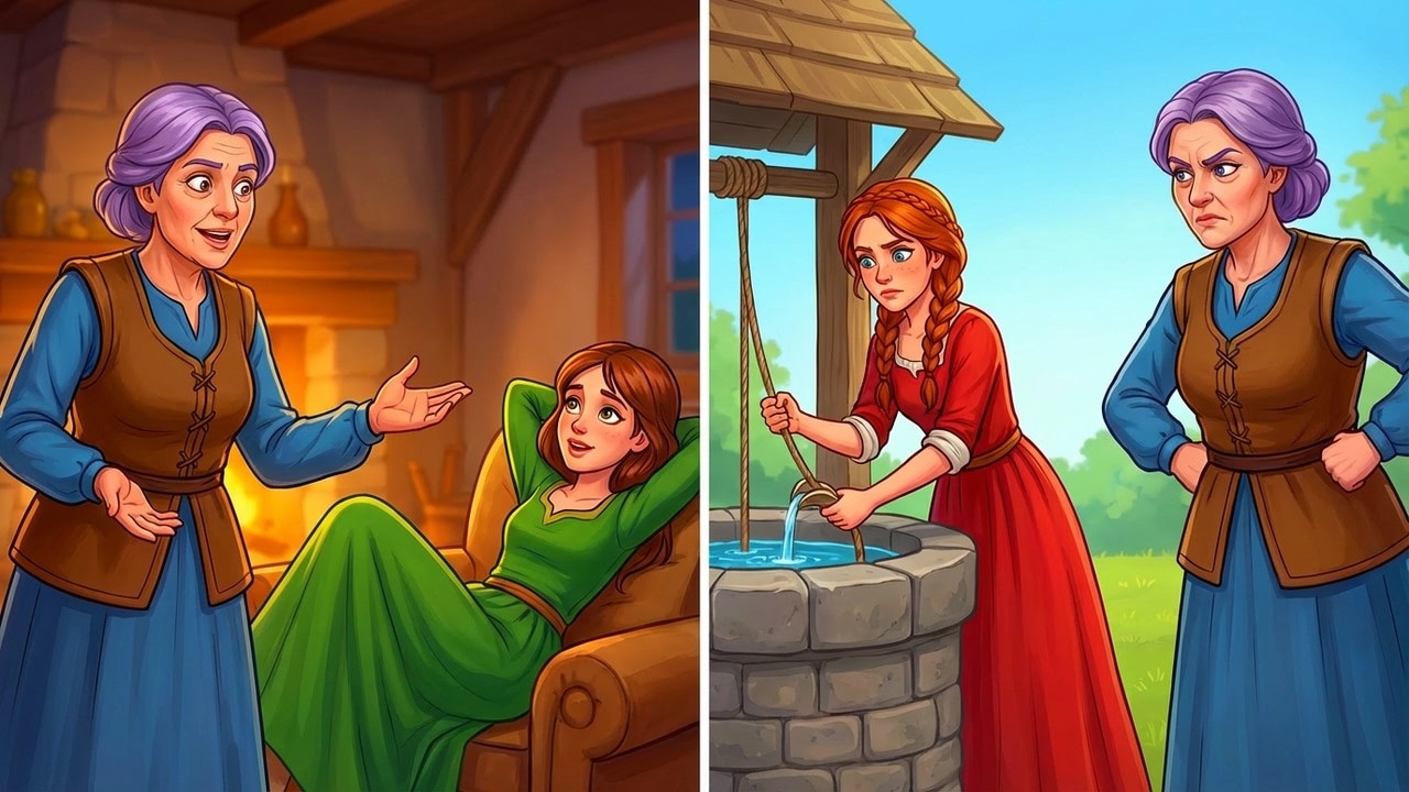 A Senhora Holle | Nova Versão | Conto | Desenho Animado @Os Amiguinhos Contos e Historinhas