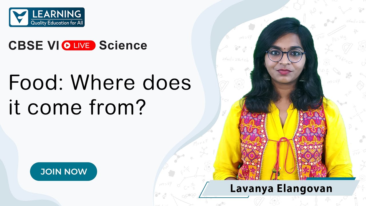 NCERT class 6 science chapter 1 | Food | Part 1 | By Lavanya Ma'am | Vista's Learning