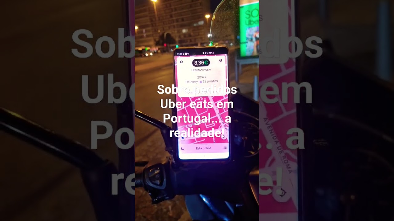 Sobre pedidos Uber eats em Portugal... a realidade!