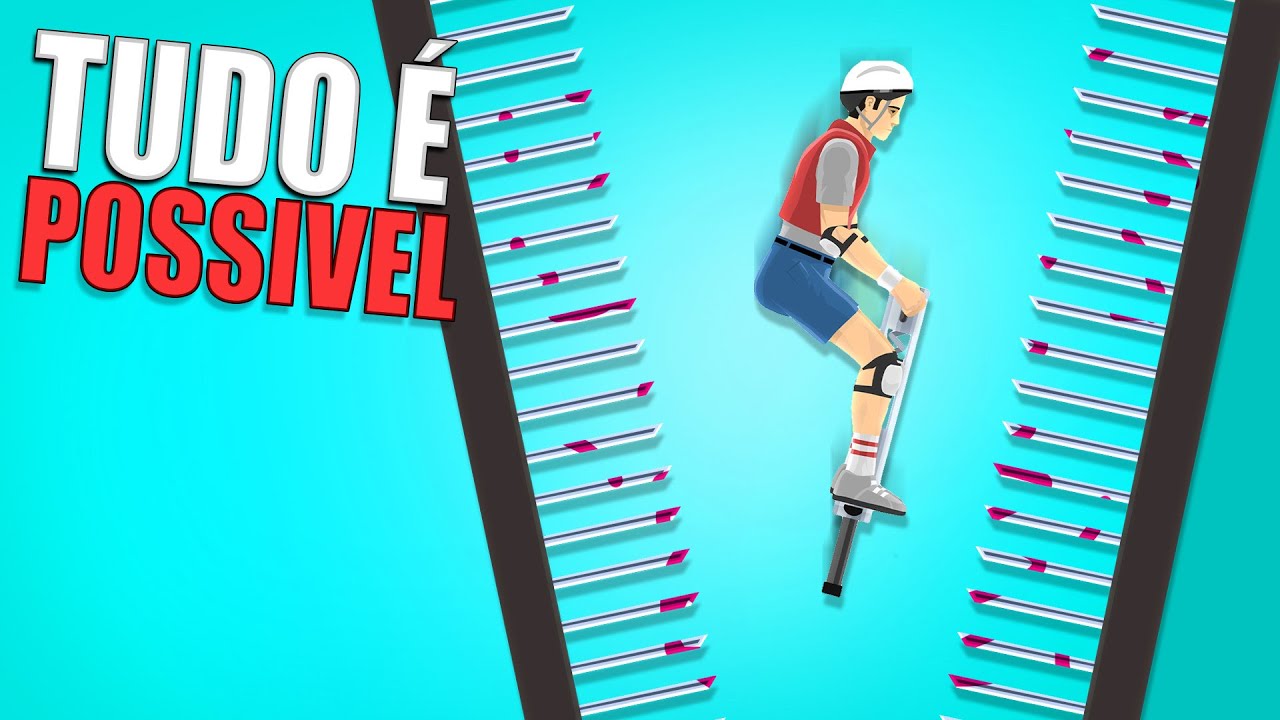 Quase ninguém passa nesses Níveis impossível no Happy Wheels