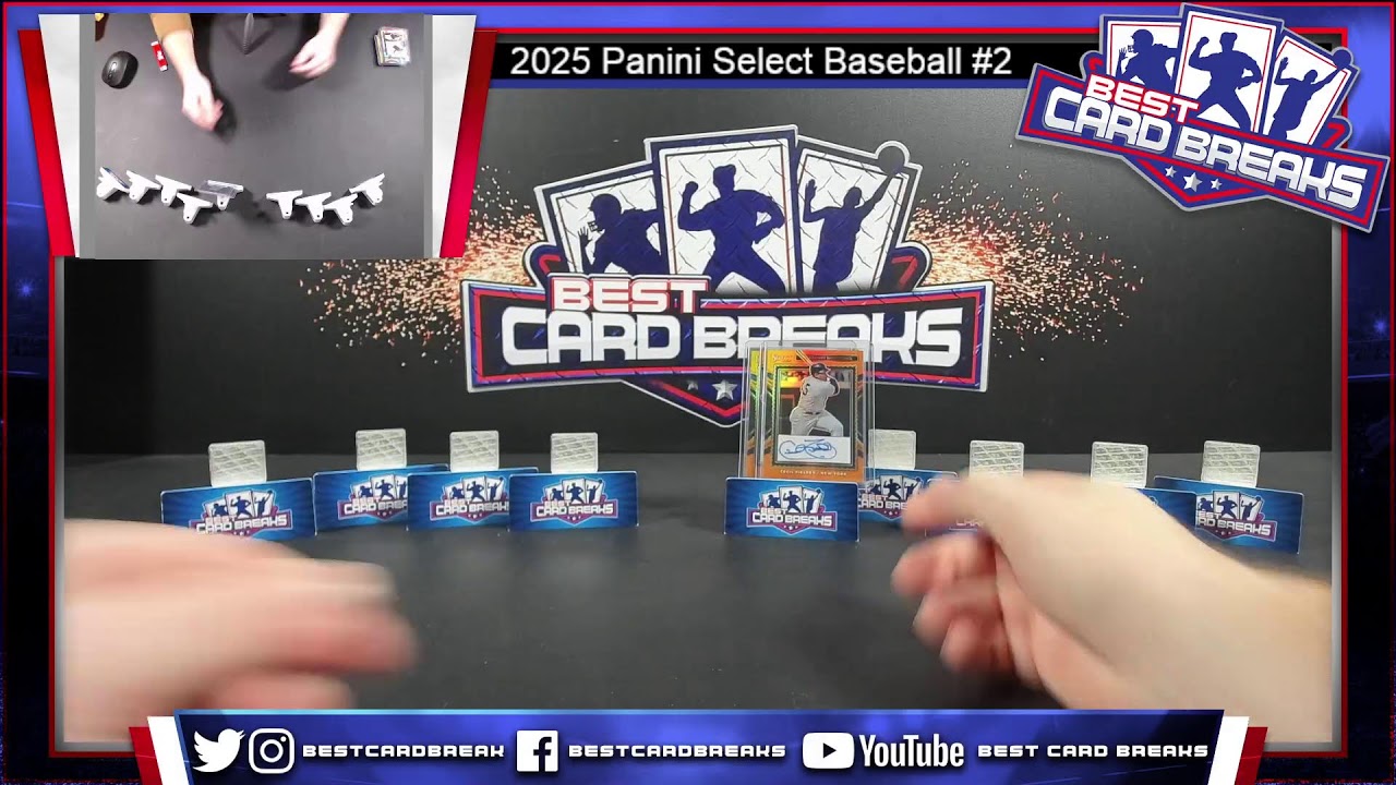 2025 Panini Select Baseball #2 - 6 Box Half Case Pick Your Team- 1/22/26