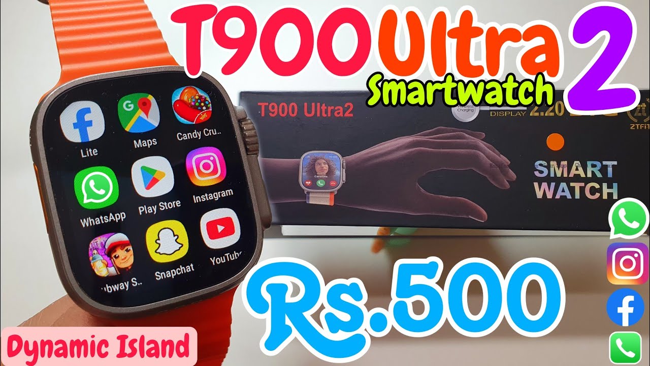 T900 Ultra 2 Smartwatch Unboxing | Best Ultra Smartwatch Under 500 | With Finger Gesture