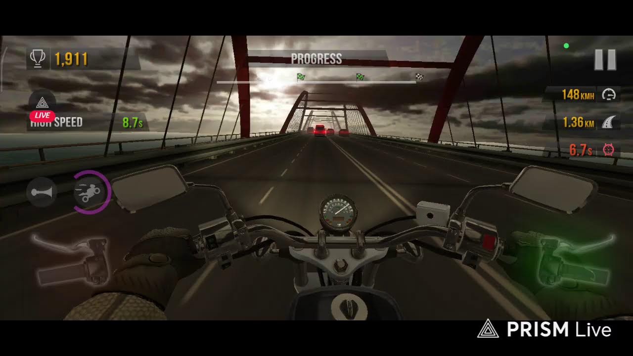 Traffic Rider Live 🔥 High Speed Bike Ride | No Crash Challenge | Hindi Gameplay