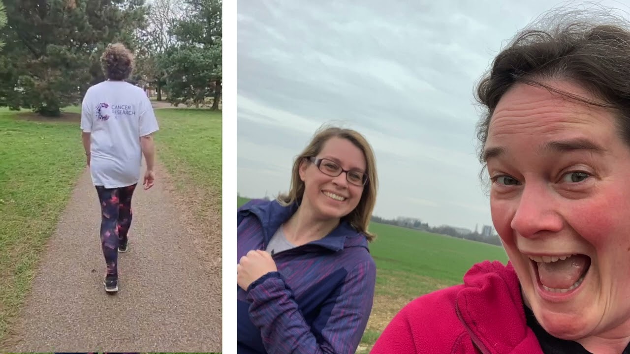 Alexandra takes on Walk All Over Cancer for the third time after clocking up 1,000,000 steps!