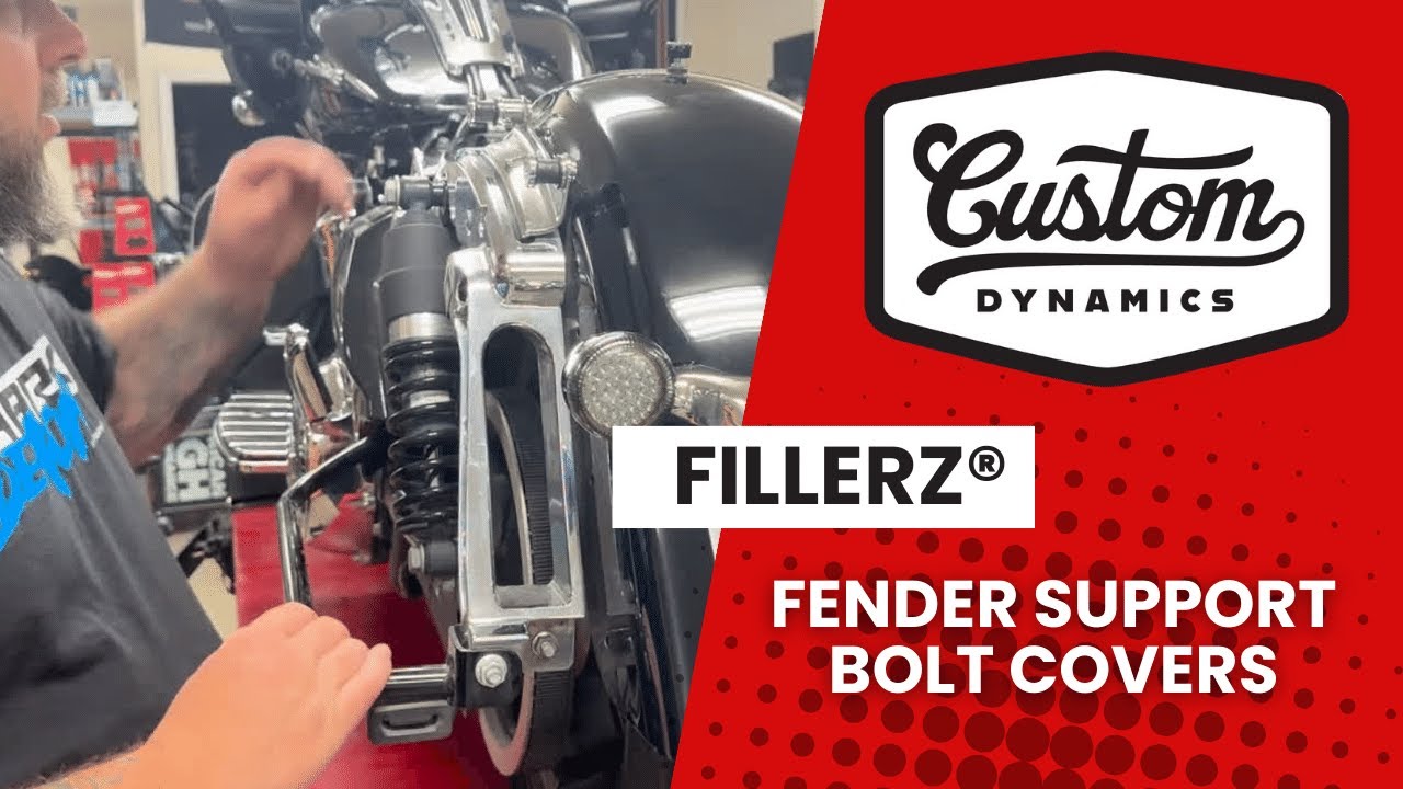 Cover the Fender Support Bolts with Custom Dynamics LED Fillerz&reg; Motorcycle Taillights