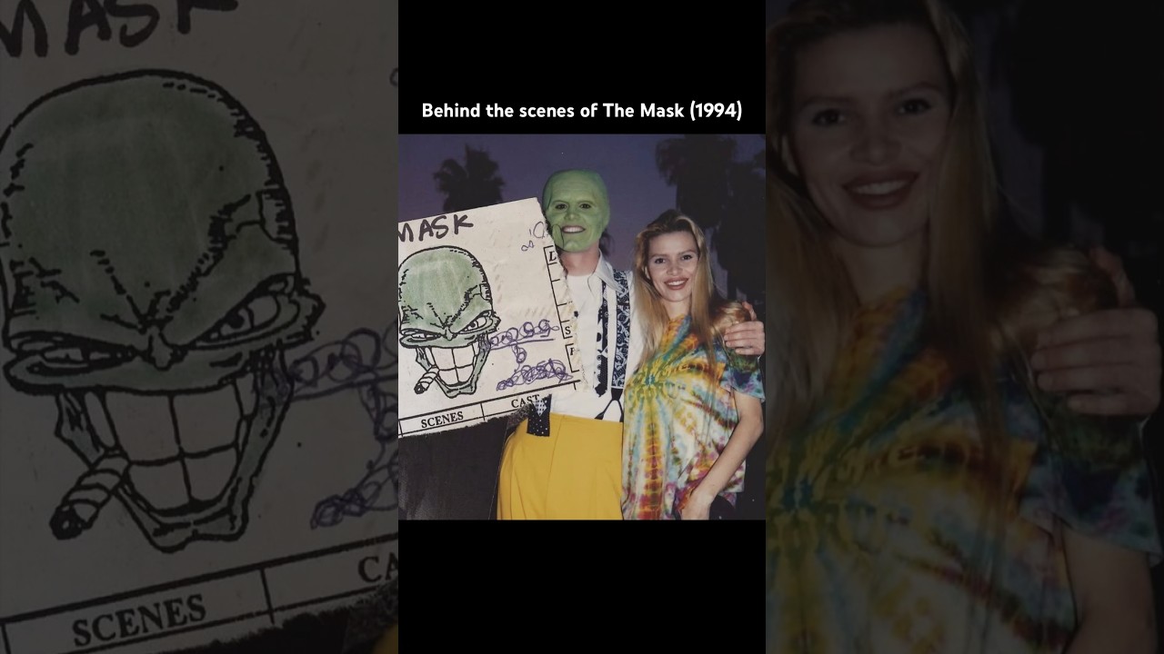 Behind the scenes of The Mask (1994) #themask #jimcarrey #behindthescenes #camerondiaz