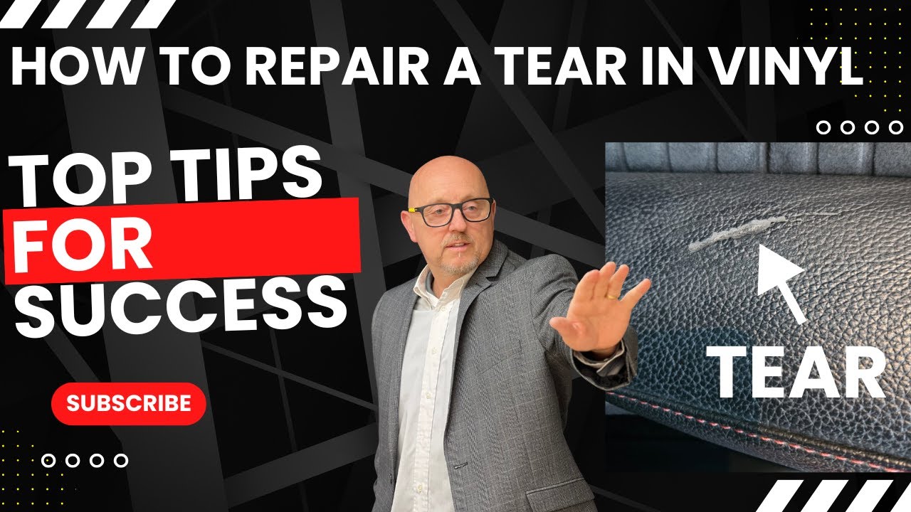 Как отремонтировать разрыв винила #vinylrepair