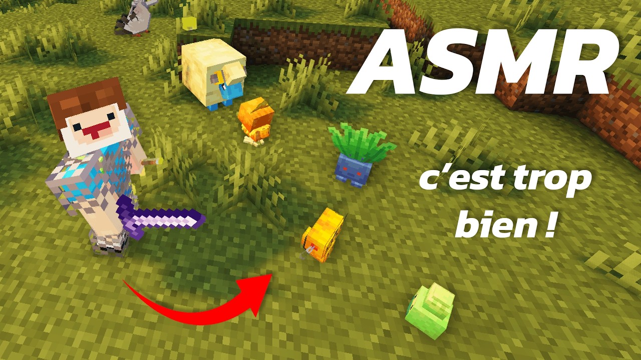 ASMR - Détente avec des Pokémon (mais dans Minecraft)