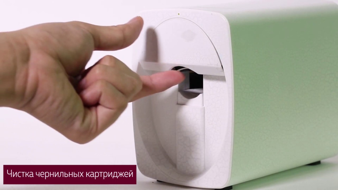 O2Nails принтеры - FM 10 Тест картриджа и его очистка