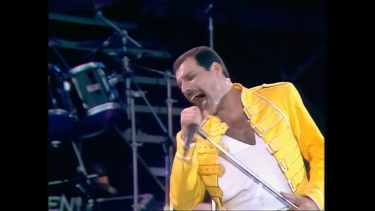 In The Lap Of the Gods... Revisited - Queen Live In Wembley Stadium 12th July 1986 (4K - 60 FPS)