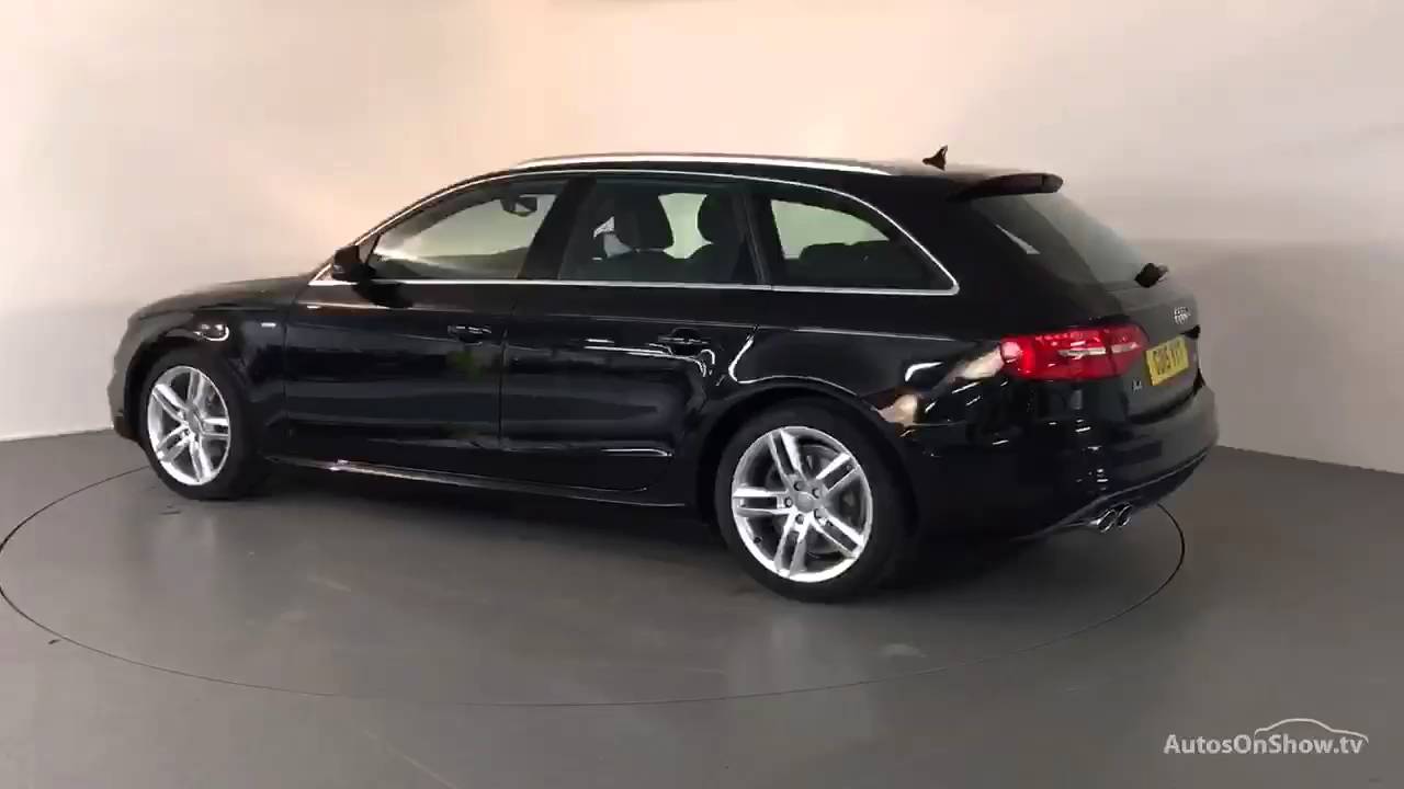 GD15YYT AUDI A4 AVANT TDI S LINE START/STOP BLACK 2015, Derby Audi