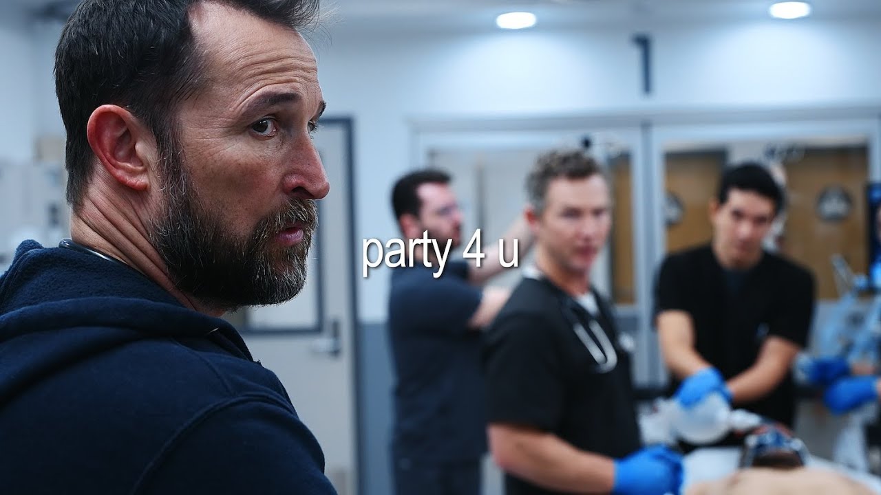 robby/abbot | only threw this party for you #thepitt