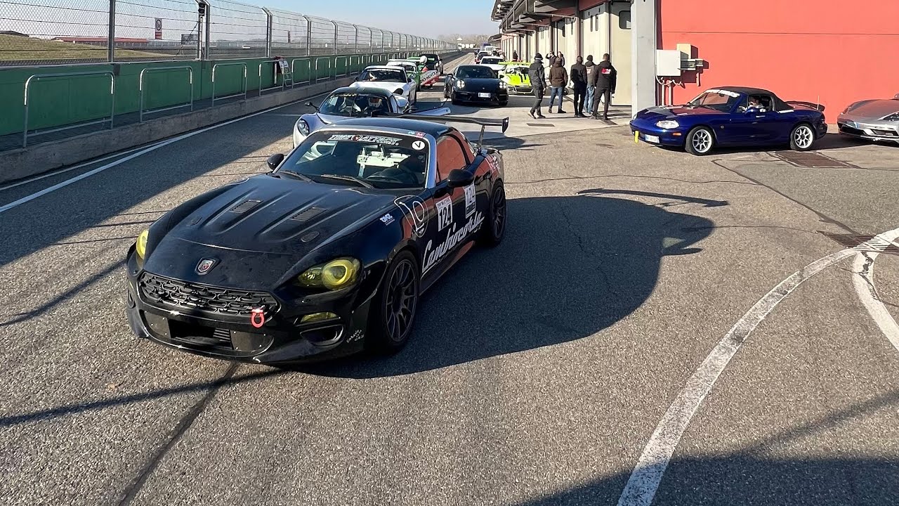 Tazio 5260 best lap 2.24.3 Fiat 124 spider Abarth 29/11./2025 