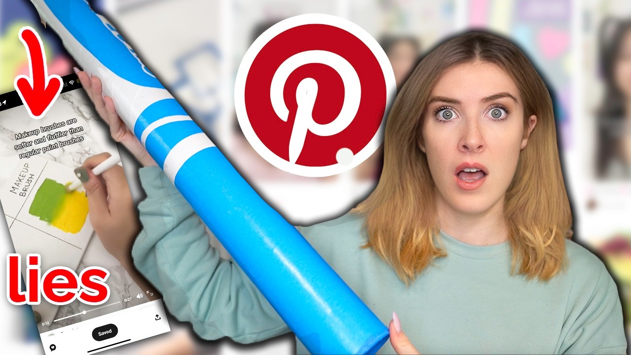 They Got WORSE..I Tested PINTEREST Art Hacks & Exposed The FAKES 😫