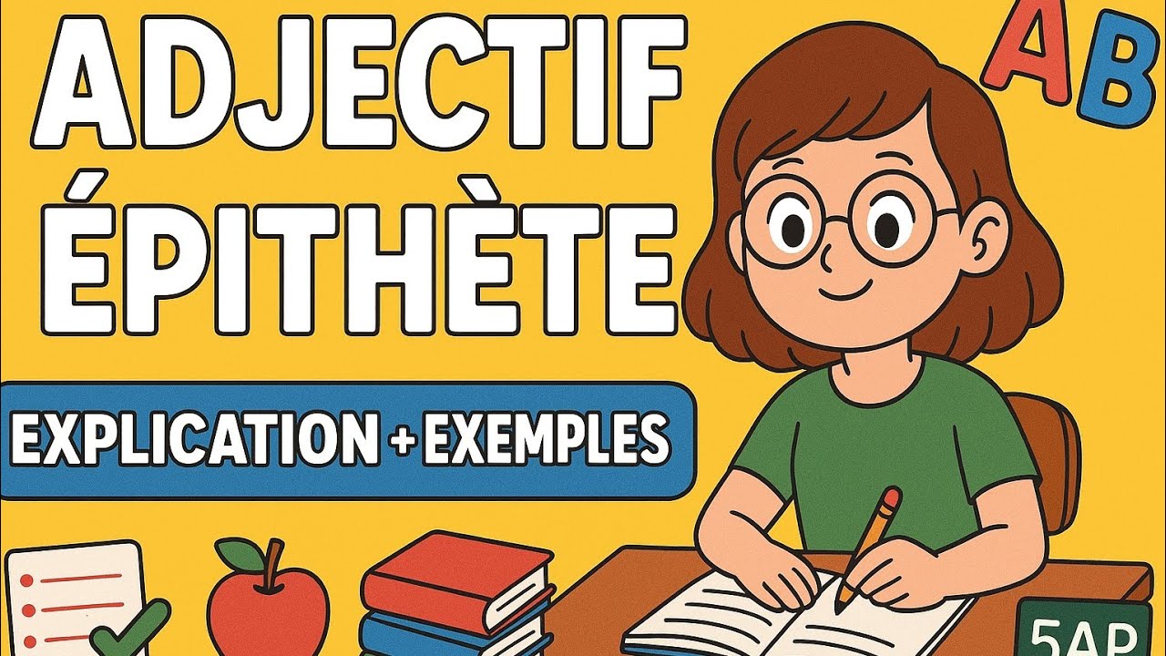 ✨ Adjectif épithète : explication + exemples 📝 | 5AP