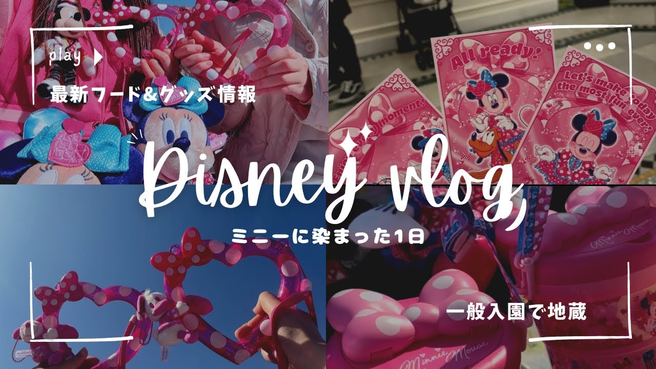 イベント最初の土曜日ミニーのファンダーランドで地蔵してきた日｜グッズ＆フード満喫Vlog