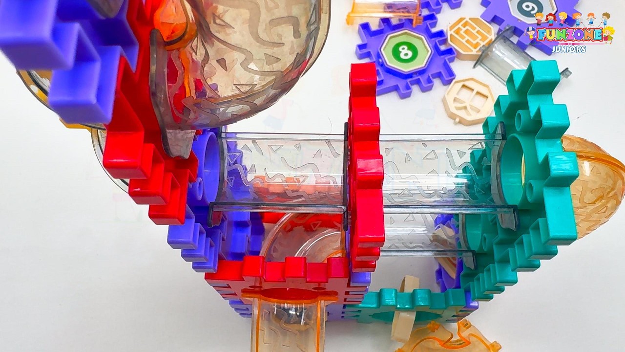 Marble Run | Pipeline Rolling Ball Building Blocks | Best Learning Video for Toddlers