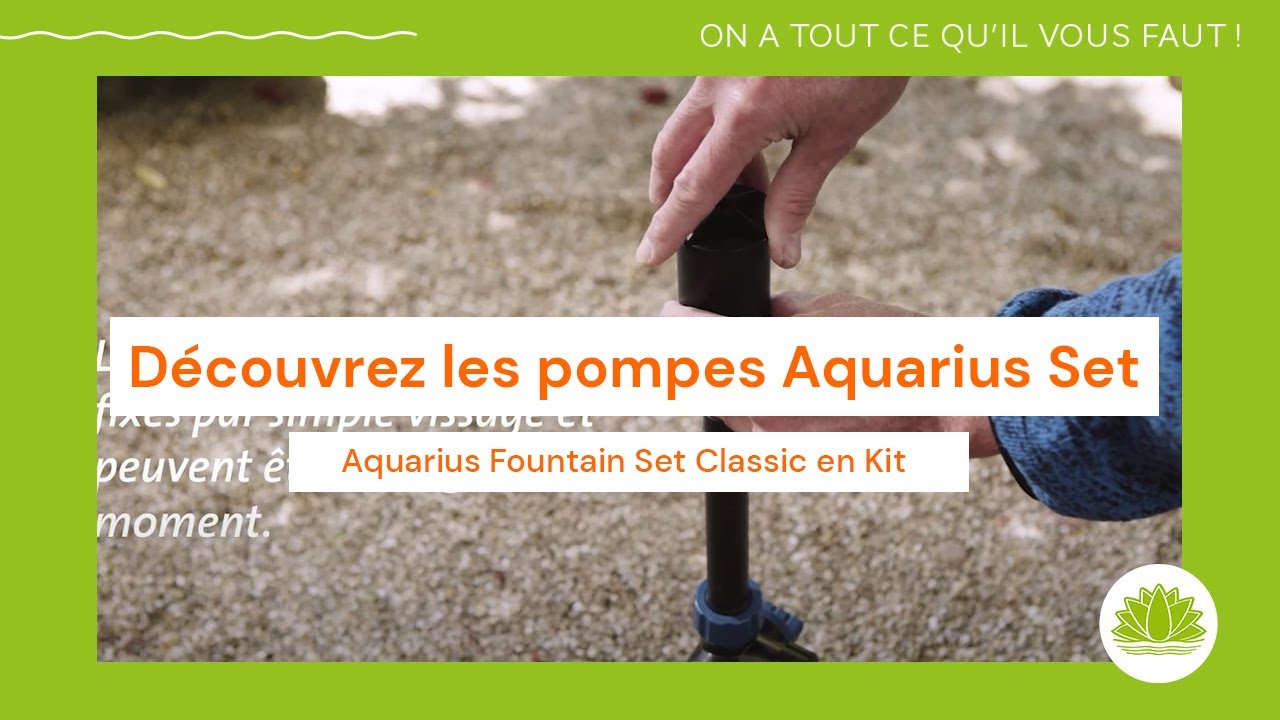 Découvrez les pompes Aquarius Fountain Set Classic