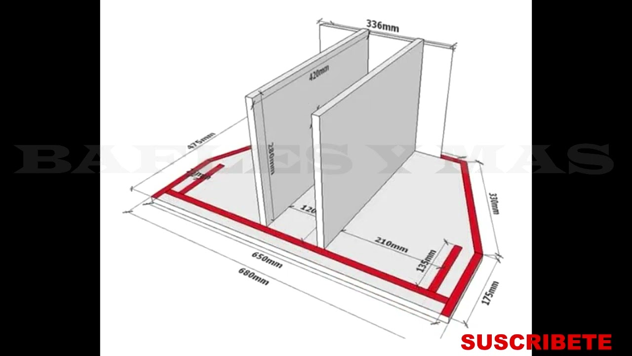 PLANOS LINE ARRAY 2 BOSINAS DE 8 PULGADAS MAS AGUDO