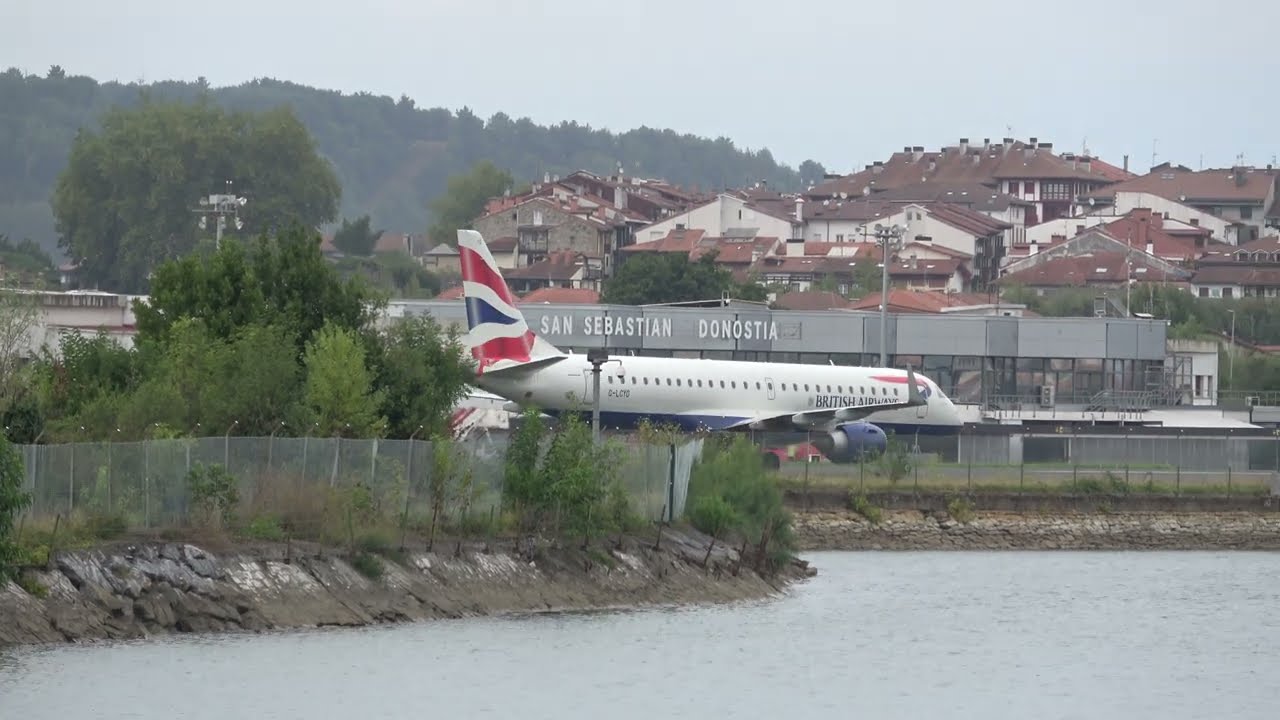Últimas operaciones de British Airways en el aeropuerto de San Sebastián (aterrizaje)