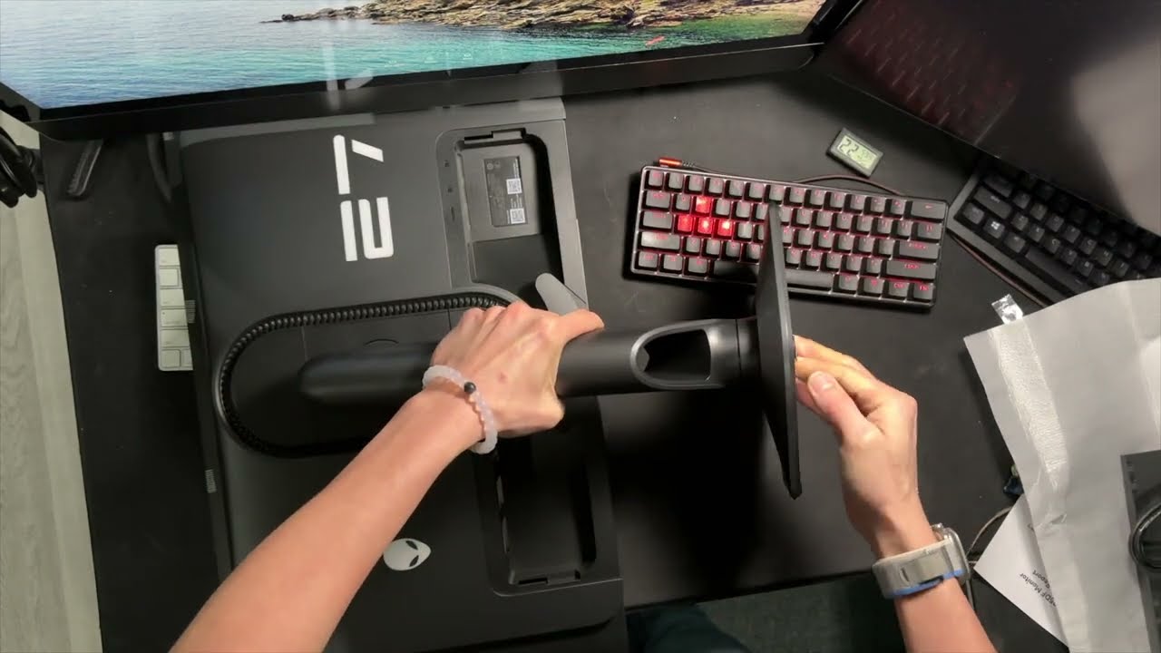 ALIENWARE 27 360HZ QD-OLED GAMING MONITOR - UNBOXING