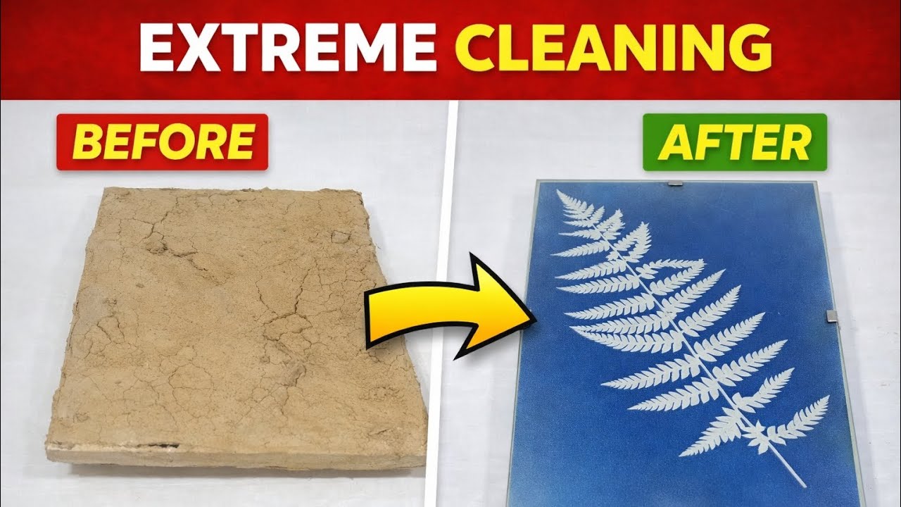 EXTREME PHOTO FRAME CLEANING | SATISFYING BEFORE & AFTER TRANSFORMATION!