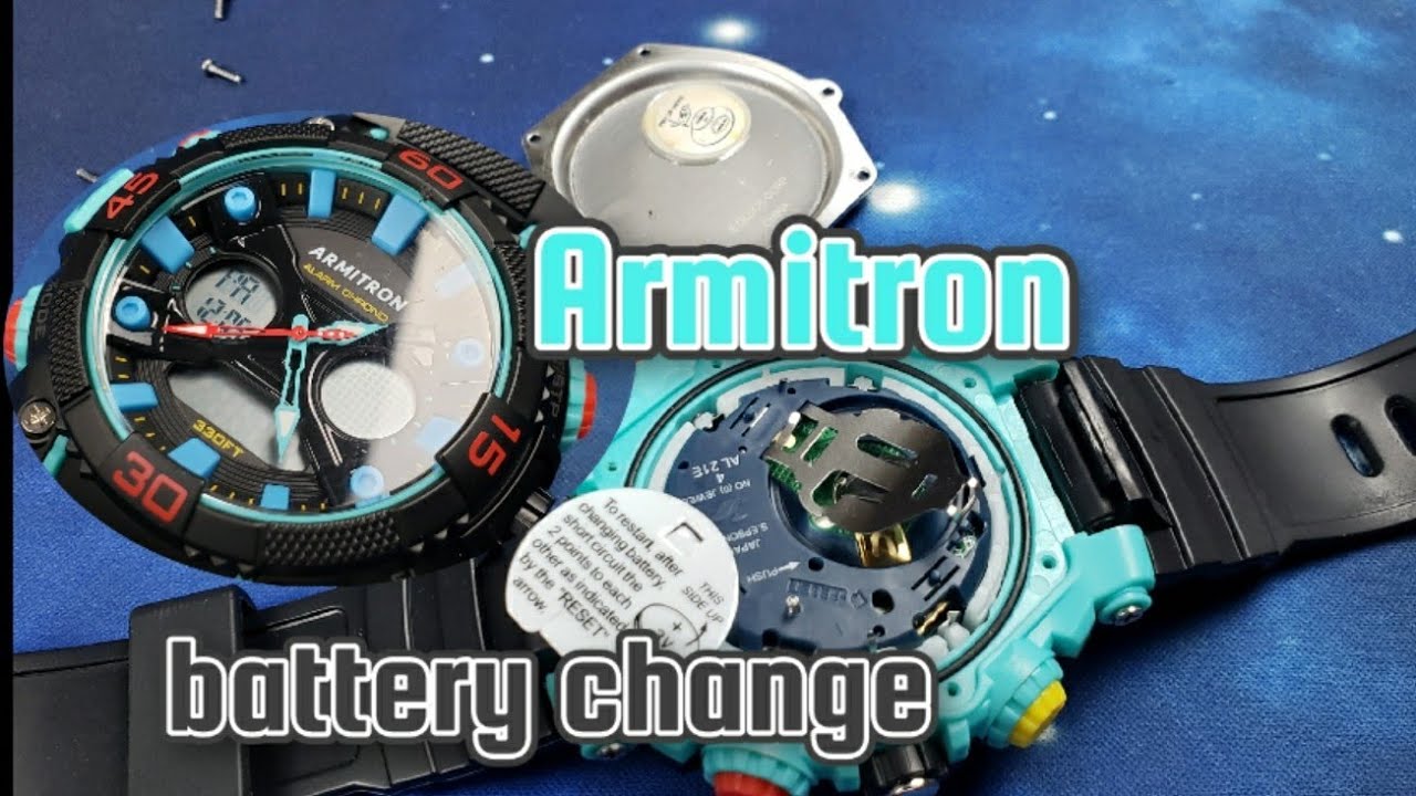 Armitron Pro Sport AL21E4 Battery Replacement