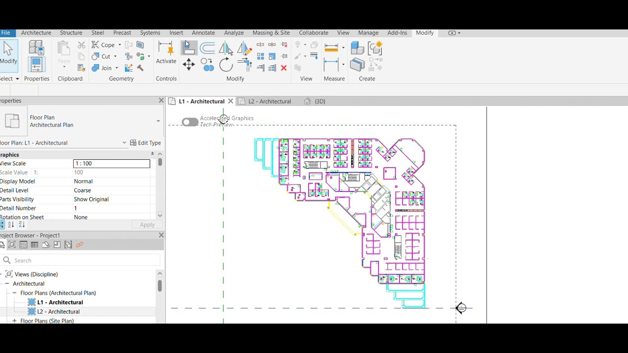 Autocad'den Revit'e Proje aktarma (Revit 2026)