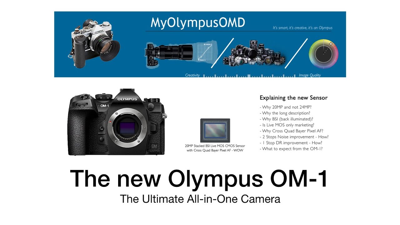 The Quad BSI Olympus OM1 Sensor