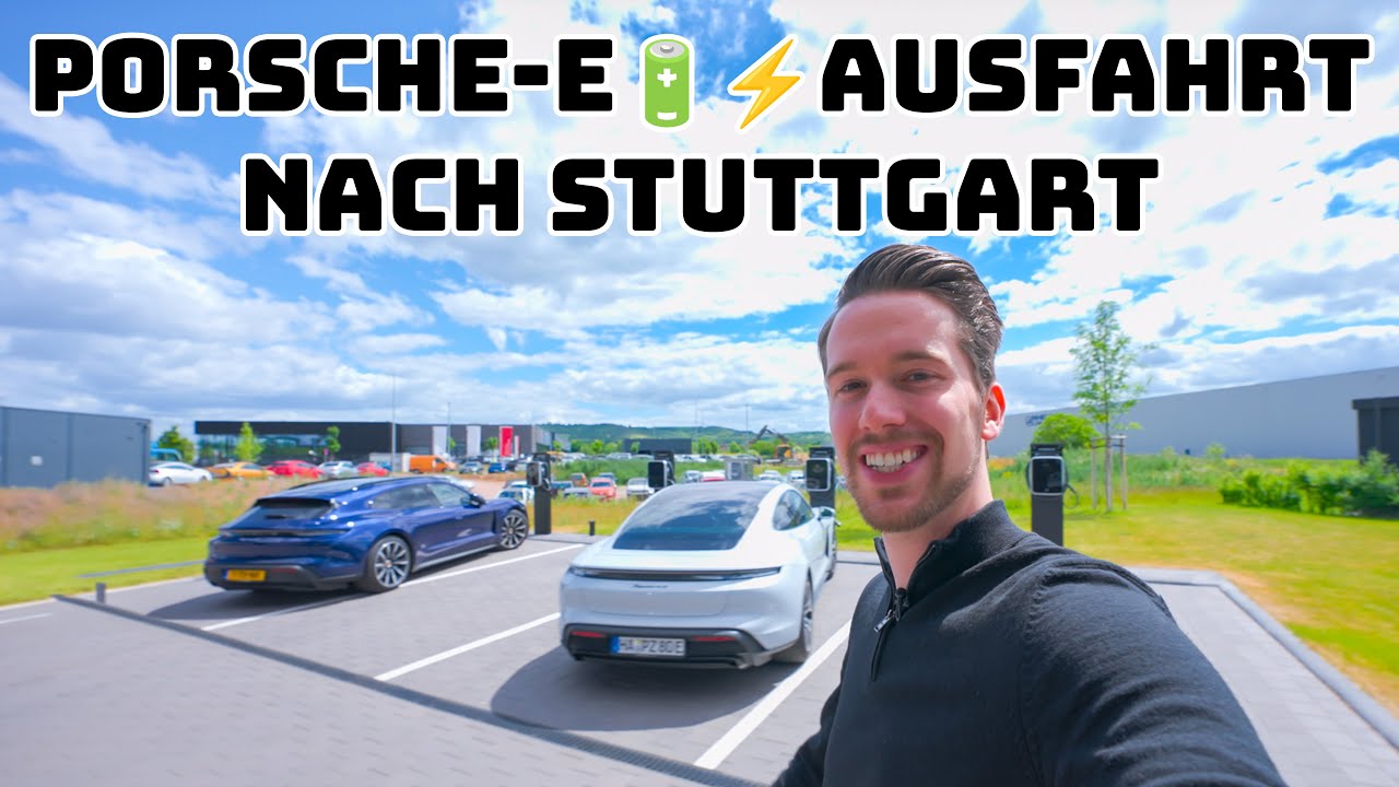 Porsche-E 🔋⚡️Ausfahrt nach Stuttgart
