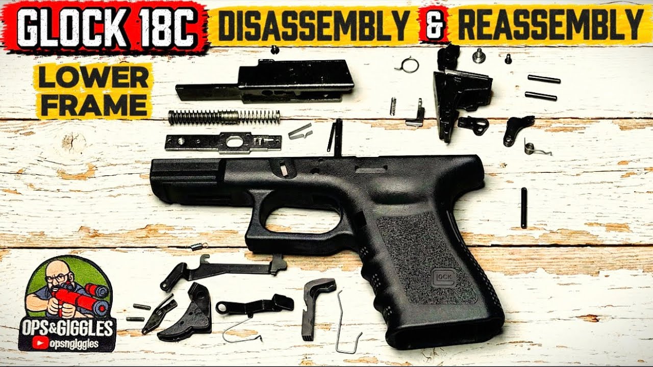 Как разобрать и собрать нижнюю часть рамы Tokyo Marui G18c (для страйкбола)