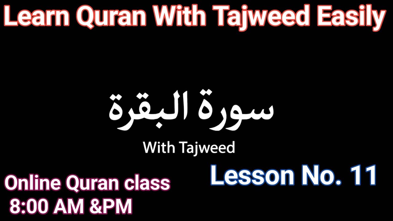 Learn Quran With Tajweed Easily