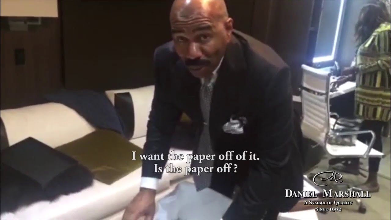 Renowned Actor, Host, Author, Comedian Steve Harvey Unveils his Dream Humidor and Cigars On location