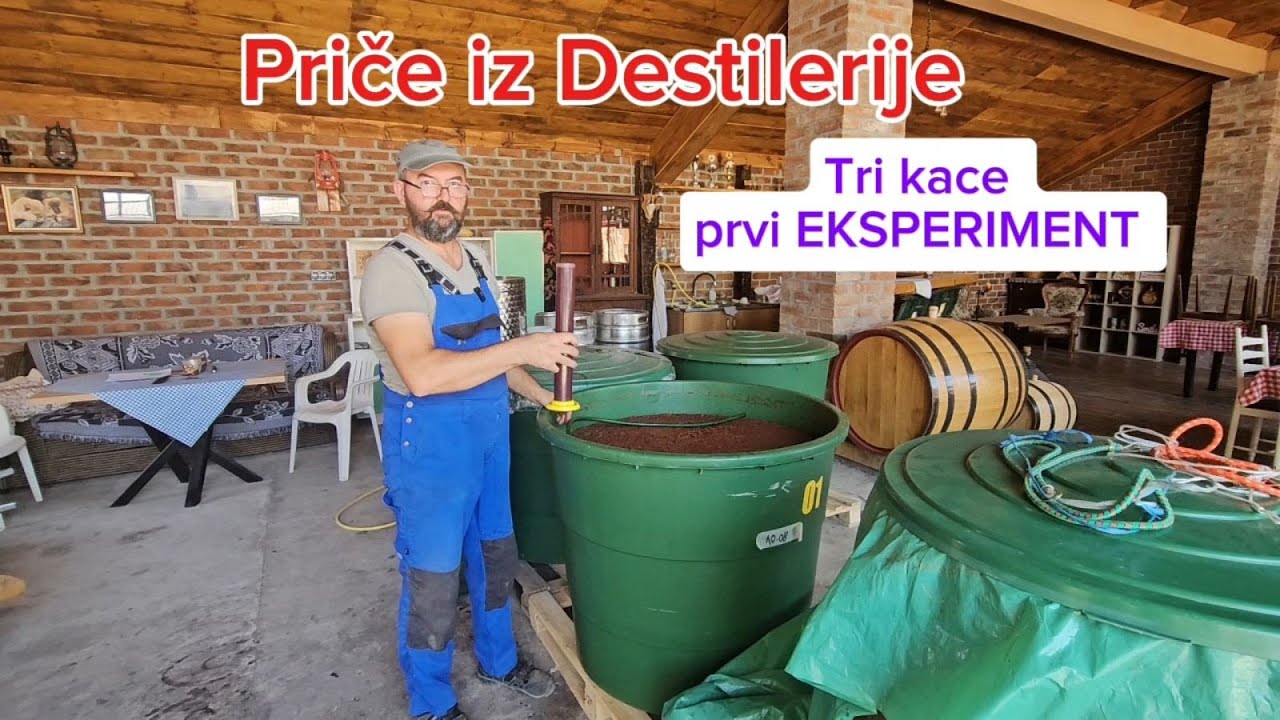 Tri kace, prvi eksperiment (Priče iz destilerije)