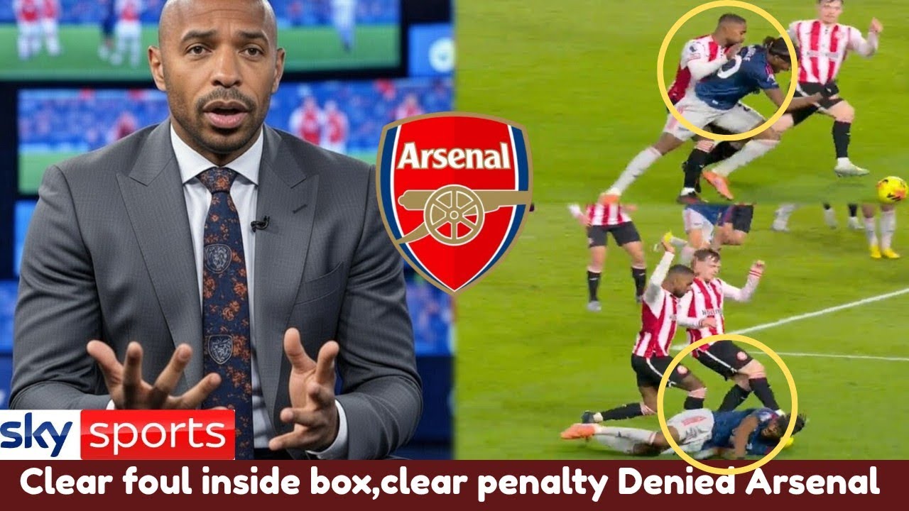 PENALTY DRAMA AT THE EMIRATES! 🚨 ARSENAL DENIED SPOT-KICK AFTER CLEAR FOUL INSIDE THE BOX 😱⚽