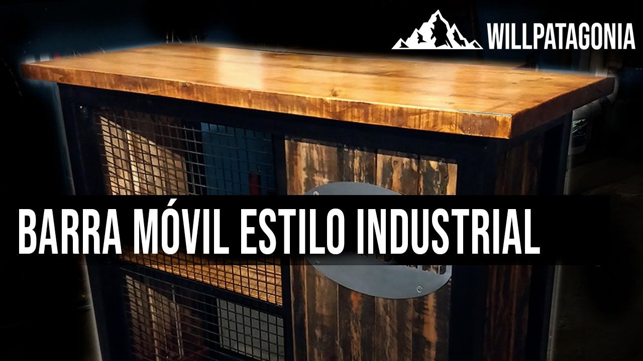 Barra Móvil Estilo Industrial