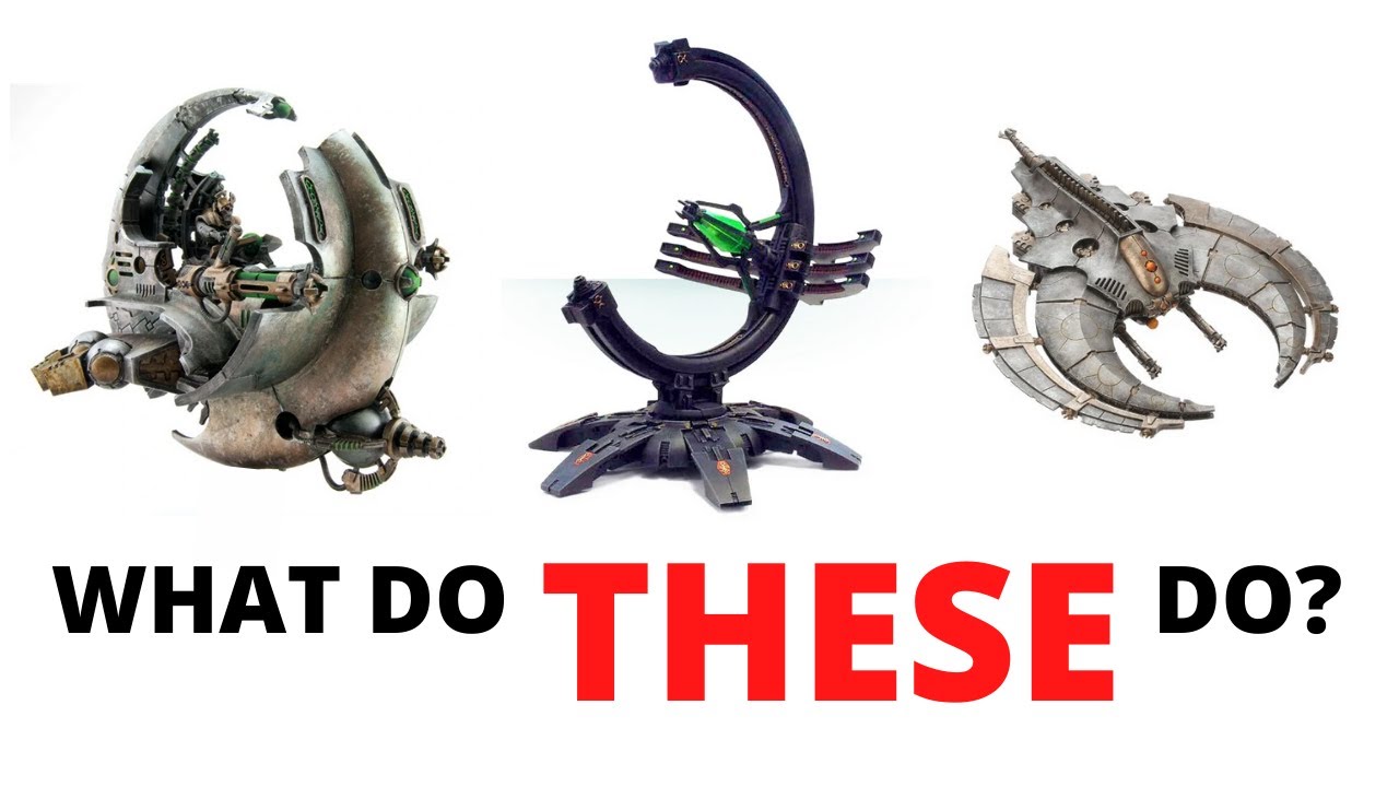 Necron Forge World Choices - Tombstalkers, Gauss Pylons, Night Shrouds and More!