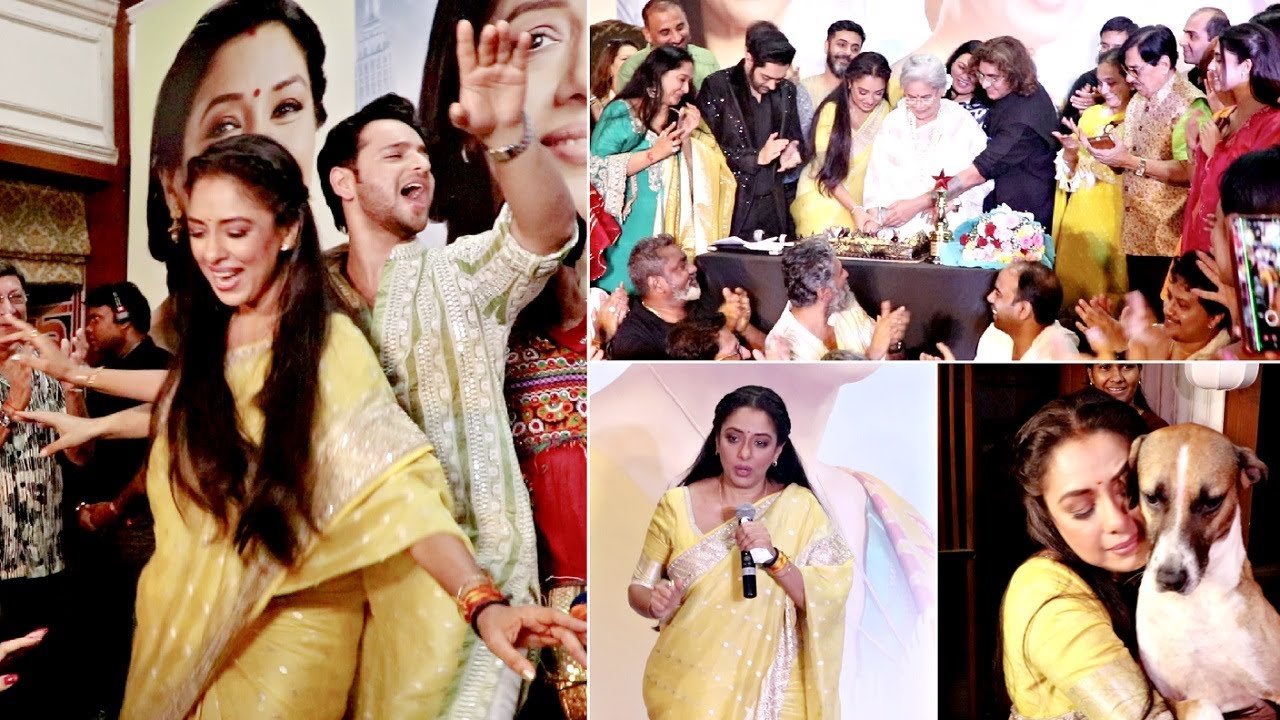 Anupama 5 Years Completion Celebration With Rupali Ganguly & Full Cast   Cake Cutting, Dance , Aarti