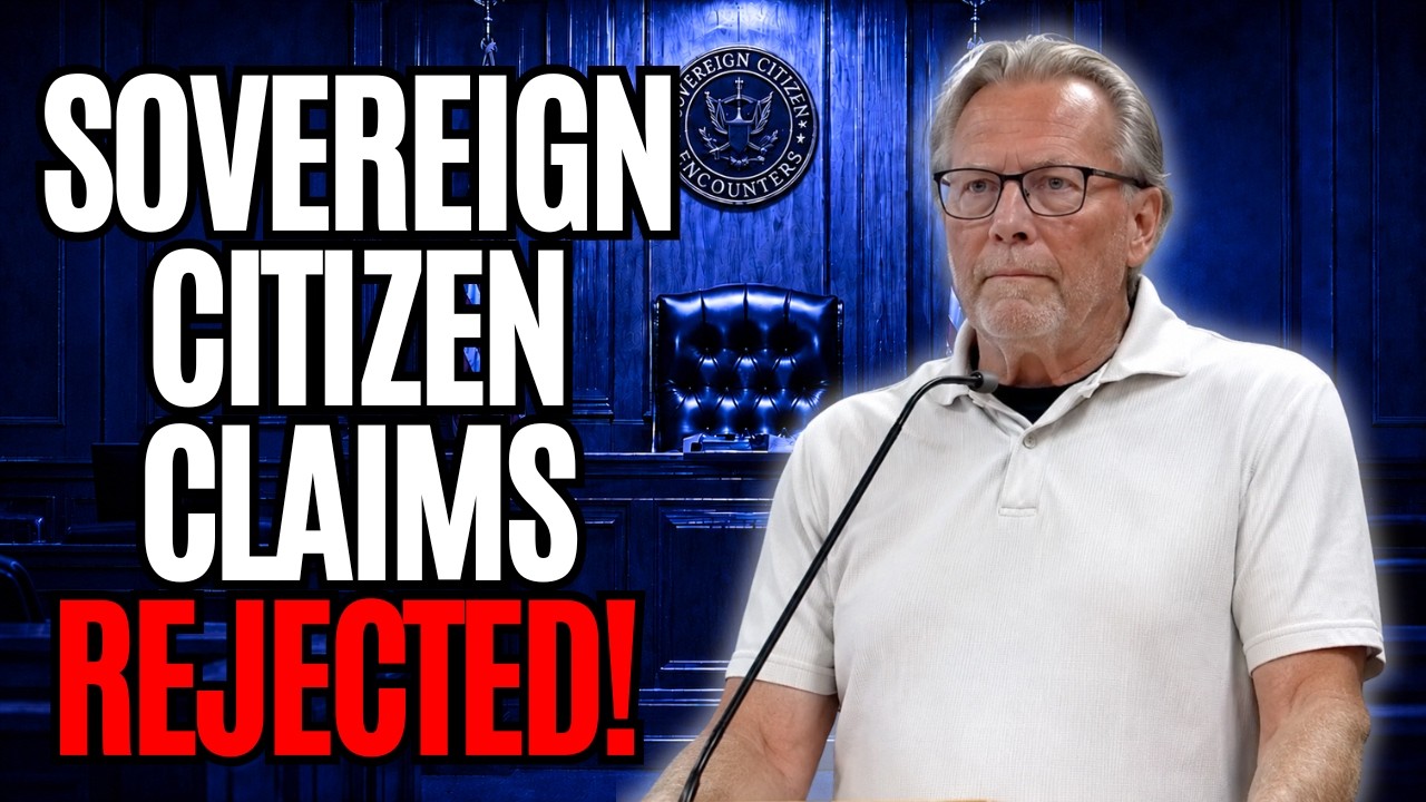 Sovereign Citizen Makes Jurisdiction Claims AGAIN! | Judge REJECTS the Argument!
