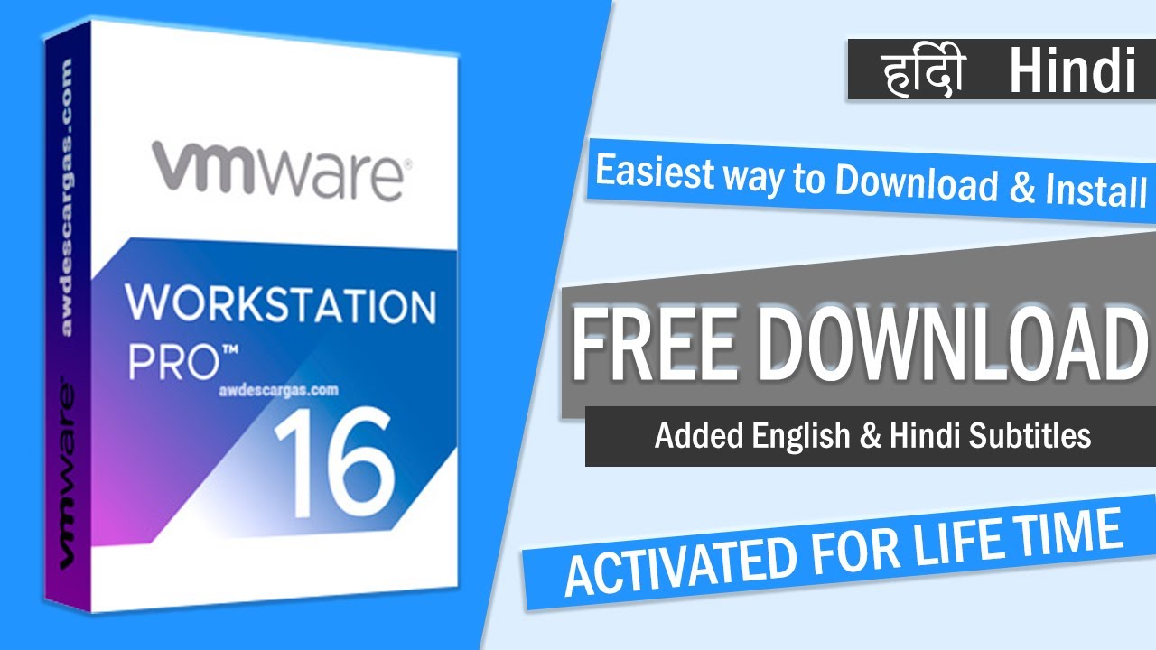 VMware Workstation 16 Pro Download & Activate for lifetime #vmware #freedownload #workstation